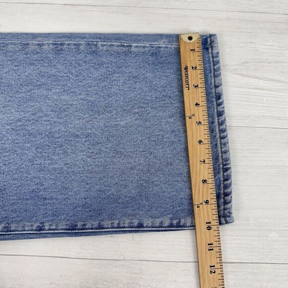 Rivet & Thread Madewell Jeans Women 31 High Rise Wide Leg Mason Light Wash Blue - Picture 14 of 16